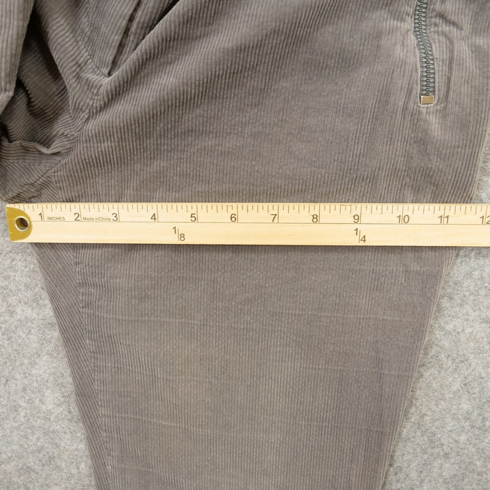 Balenciaga Pants Womens 10 Gray 42 Corduroy Mid Rise Zip Fly Ankle Zip - Picture 8 of 12